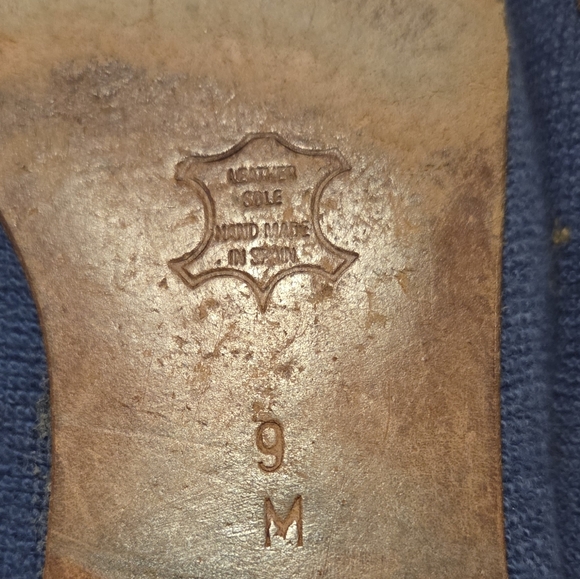 Zalo Vintage Needlepoint Tapestry Embroidered Slip On Loafer Mules Flats Size 9 - Picture 7 of 8